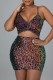 Black Sexy Solid Hollowed Out Sequins Patchwork Spaghetti Strap One Step Skirt Dresses