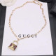 Gold Fashion Simplicity Letter Chains Necklaces