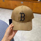 Khaki Fashion Simplicity Letter Patchwork Hat