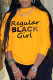 Yellow Casual Vintage Print Letter O Neck Tops