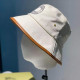 Brown Fashion Simplicity Letter Patchwork Hat