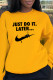 Yellow Casual Sportswear Print Patchwork O Neck Tops