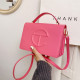 Pink Fashion Street Solid Patchwork Bags