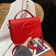 Red Fashion Street Solid Patchwork Bags