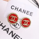 Red Fashion Elegant Geometric Patchwork Earrings