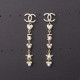 Gold Fashion Casual Patchwork Hot Drill Earrings