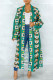 Multicolor Fashion Casual Print Cardigan Outerwear