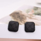 Black Fashion Simplicity Letter Patchwork Earrings