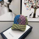 Yellow Fashion Street Letter Patchwork Hat