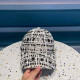 Black Fashion Simplicity Letter Embroidered Hat