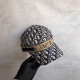 Navy Blue Fashion Vintage Letter Patchwork Hat