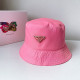 Pink Fashion Casual Solid Patchwork Hat
