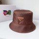 Brown Fashion Casual Solid Patchwork Hat