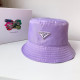 Purple Fashion Casual Solid Patchwork Hat