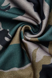 Camouflage Fashion Sexy Camouflage Print Backless Halter Sling Dress