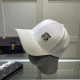 White Fashion Street Letter Patchwork Hat