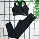 Black Fashion Sexy Solid Letter Swimwears