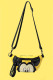 Black Yellow Fashion Casual Character Patchwork Bags
