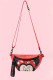 Red Fashion Casual Character Patchwork Bags