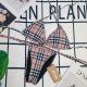 Khaki Fashion Sexy Plaid Patchwork Swimwears