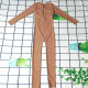 Khaki Fashion Vacation Letter Patchwork Swimwears