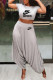 Grey Fashion Casual Letter Patchwork O Neck Short Sleeve Two Pieces