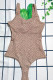 Deep Coffee Fashion Sexy Letter Patchwork Swimwears