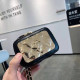 Black Fashion Casual Patchwork Chains Bags