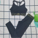 Black Fashion Sexy Solid Patchwork Swimwears