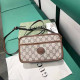 Brown Fashion Street Letter Patchwork Bags