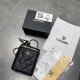 Matte Black Fashion Street Solid Patchwork Bags