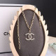 Gold Fashion Simplicity Geometric Patchwork Necklaces