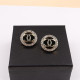 Black Fashion Simplicity Geometric Patchwork Earrings