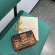 Dark Brown Fashion Street Print Patchwork Bags