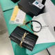 Matte Black Fashion Street Solid Letter Bags