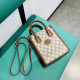 Khaki Fashion Vintage Letter Patchwork Bags