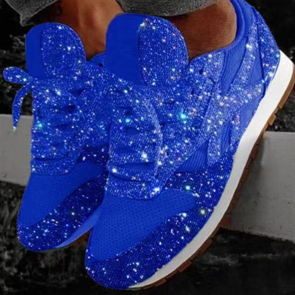 Blue Casual Sportswear Round Sport Breathable Sneakers