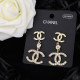 Glitter Gold Fashion Elegant Geometric Patchwork Earrings