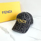 Black Fashion Street Letter Embroidered Hat