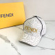White Fashion Street Letter Embroidered Hat