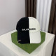 Black And White Fashion Street Letter Patchwork Hat