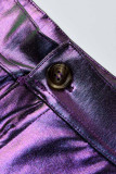 Colour Fashion Casual Basic Skinny High Waist Pencil Colorful Trousers