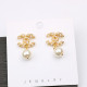 Gold Fashion Elegant Patchwork Pearl Earrings