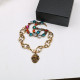 Colour Fashion Vintage Patchwork Hot Drill Bracelets
