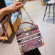 Multicolor Fashion Vintage Print Patchwork Bags