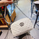 White Fashion Vintage Solid Patchwork Bags