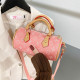 Pink Fashion Vintage Print Patchwork Bags