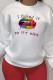 White Fashion Sexy Print Lips Printed Patchwork O Neck Tops