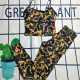 Black Fashion Sexy Print Patchwork Swimwears
