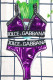 Purple Fashion Sexy Letter Patchwork Swimwears
